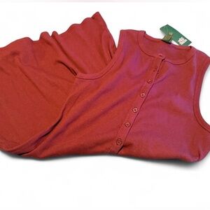 Women's Sleeveless Button-Front Ribbed Mini Skater Dress - Wild Fable™